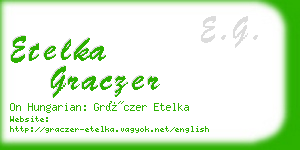 etelka graczer business card